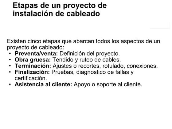 PLANOS CABLEADO ESTRUCTURADO | PPT