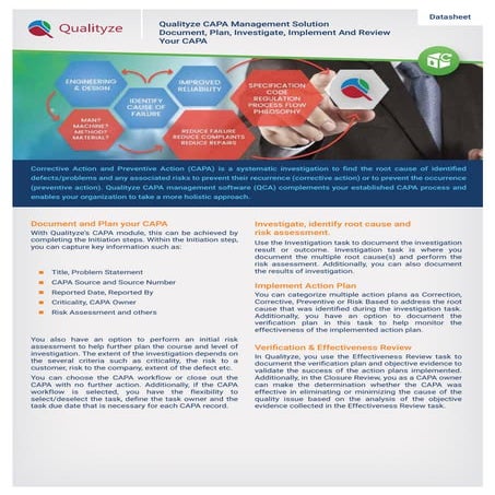 CAPA Management software systems