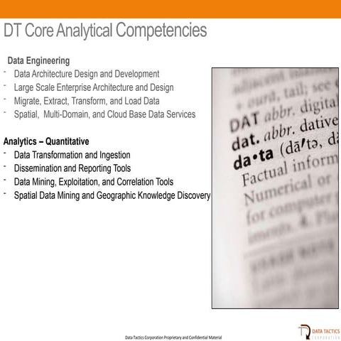 Capabilities Brief Analytics