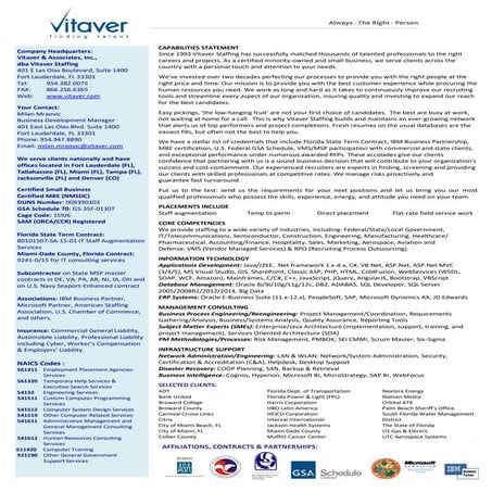 Capabilities Statement(Vitaver Staffing)