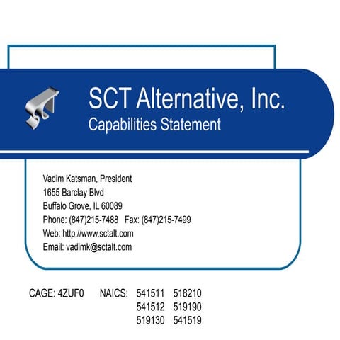 Capabilities Statement