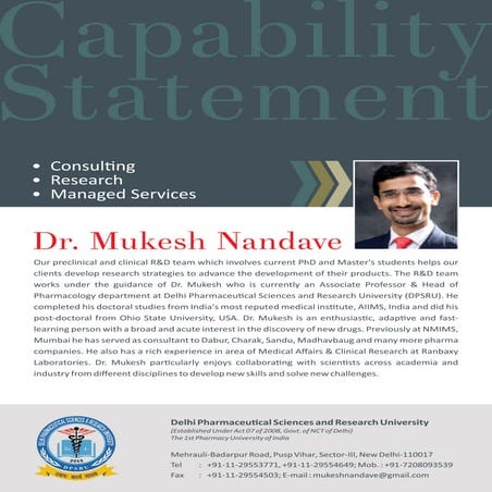 Pharma Consulting Services