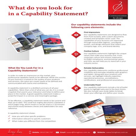 Capability Statement Guide