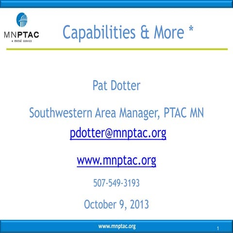 U.S. Small Business Administration Overview | PPTX