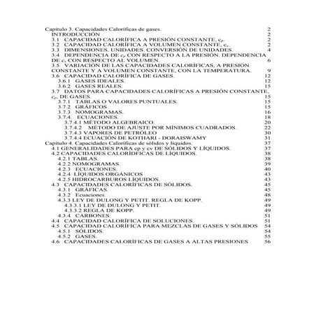Capacidad calorifica de gases