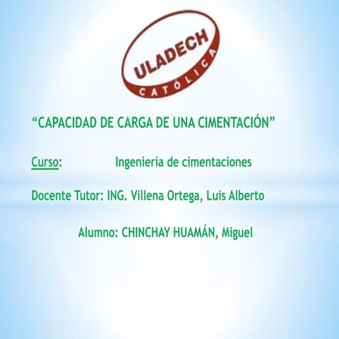 Capacidad de carga