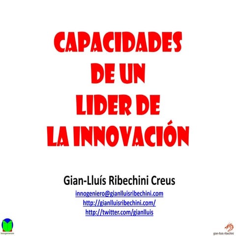 Capacidades de un lider de la innovación