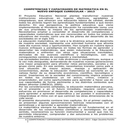 Capacidades matematicas 2013_ed