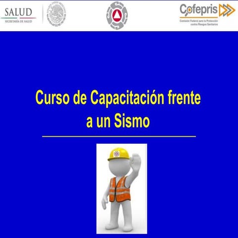 Capacitación ante un sismo