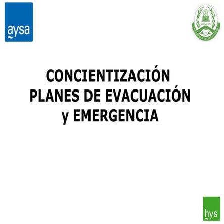 Planes de evacuacion y emergencia - Seguridad e Higiene