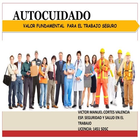 Capacitacion autocuidado sst