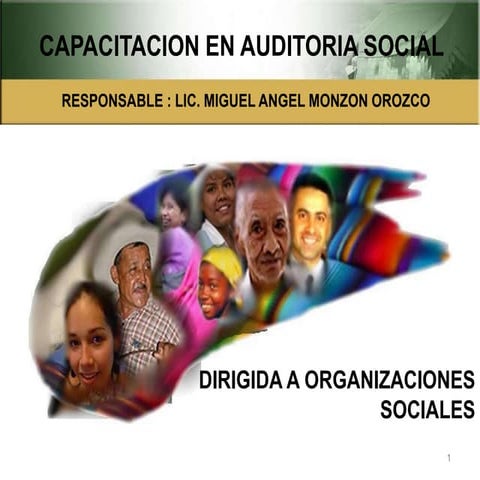 Capacitacion en Auditoria Social