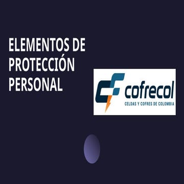 CAPACITACION Elementos de protección personal