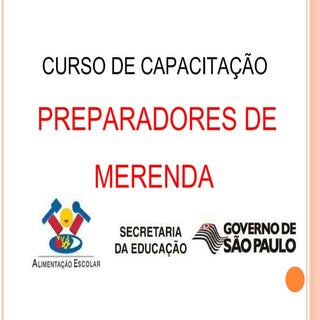 Capacitação preparadores 2º semestr...