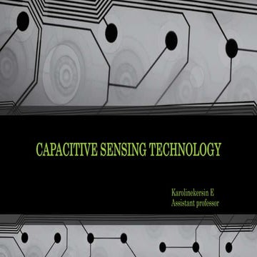 Capacitive sensing technology