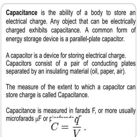Capacitor Pptx Physics For Medical Department Pptx