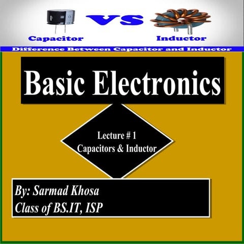 Capacitor inductor lectures & presentation