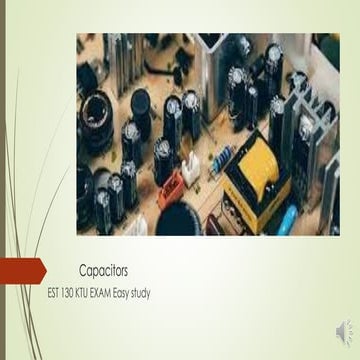 Capacitors | PDF