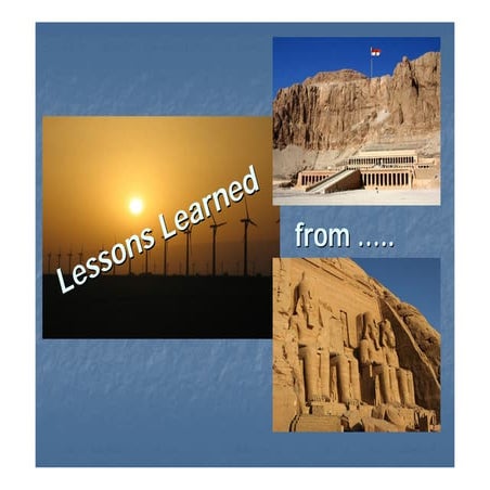 Capacity building 2010 day 3 lessons