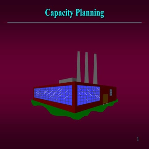 Capacity planning