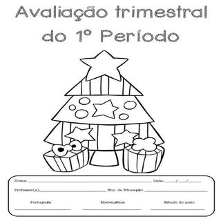 Capa de avaliação de 1º período   (...