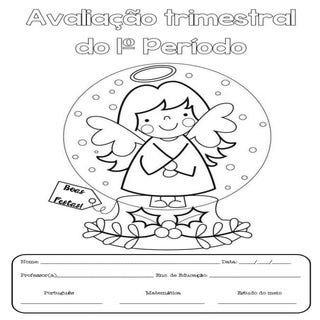 Capa de avaliação do 1º período - 2...