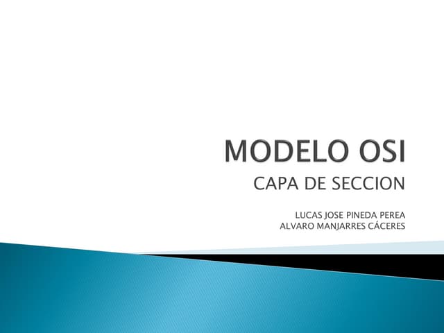 Capa De Sesion