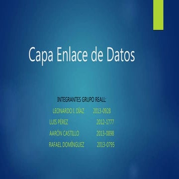 Capa enlace de datos (exposición) (1)
