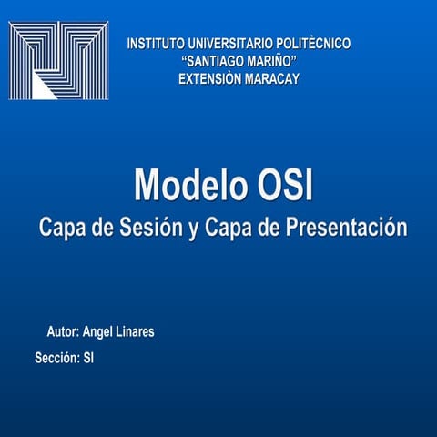 Capa presentacion capa_sesion