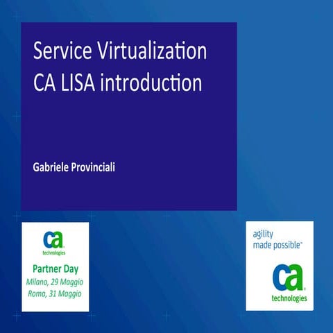 Ca partner day - application lifecycle optimization - milano e roma