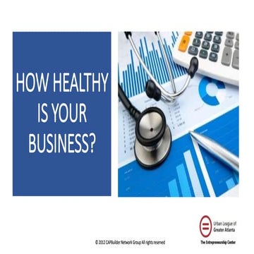 Business health assessment