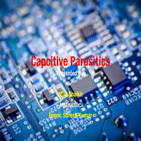 Capcitive parasitics in mos