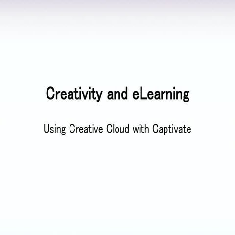 Captivate and Creative Cloud 2016