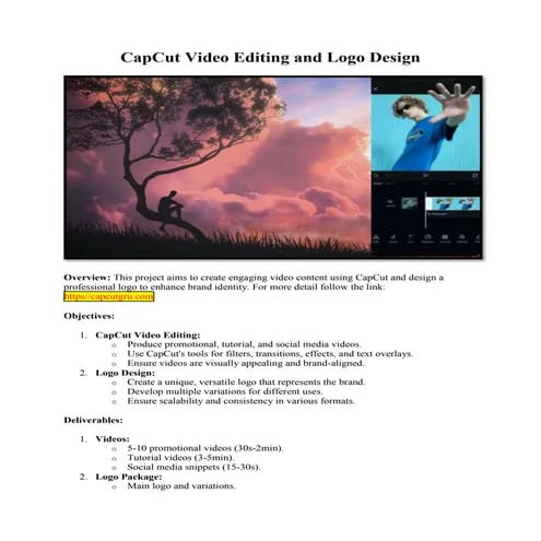 CapCut Video Editing and Logo Design.docx