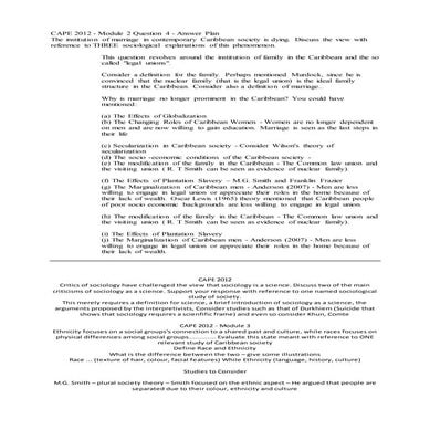 Caricom Notes Regional Integration Docx