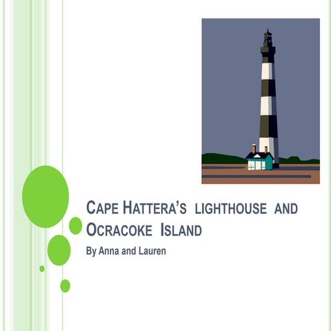 Cape hattera’s  lighthouse  and ocracoke  island