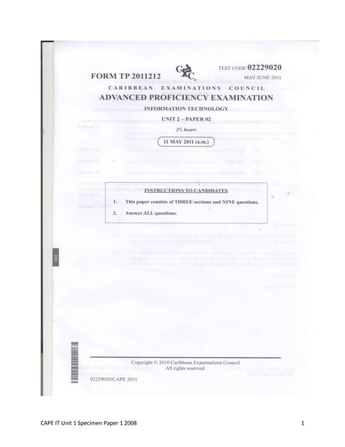 Cape Communication Studies Sba Unit 1 | DOCX | Resume Writing and ...