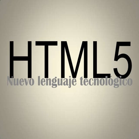 Lenguaje HTML5