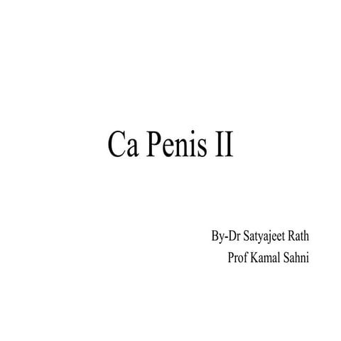 Ca penis