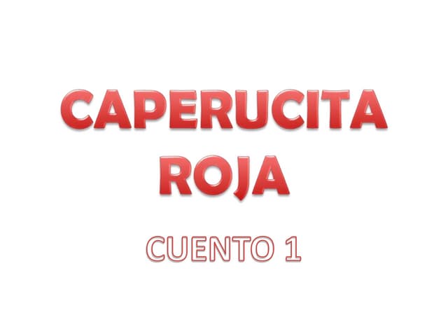 Caperucita roja1
