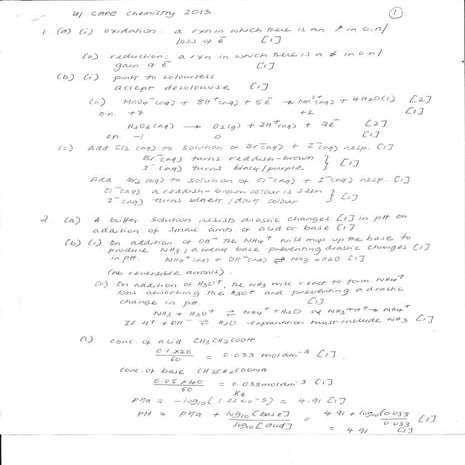Cape u1 2013 p2 answers0001