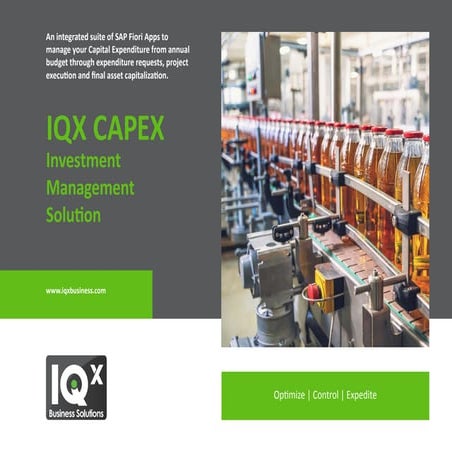 SAP CAPEX Solution: IQX E-Book | PDF