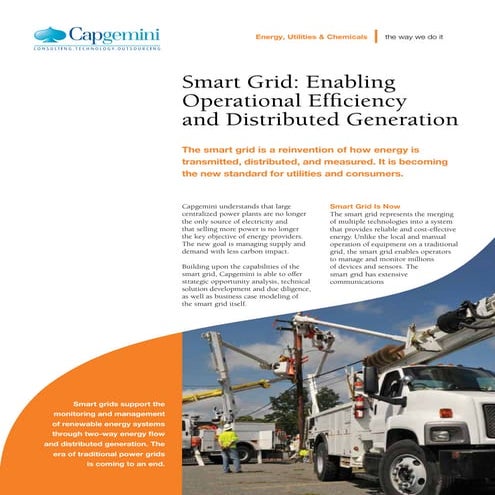Capgemini   ses - smart grid operational services brochure (gr)