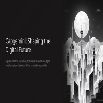 Capgemini's Strategic Vision for Digital Transformation and Innovation ...