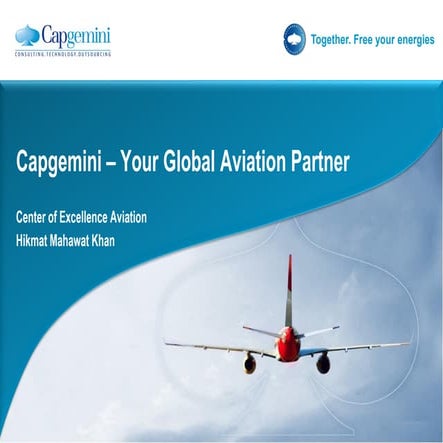 Capgemini your global aviation partner CoE Aviation