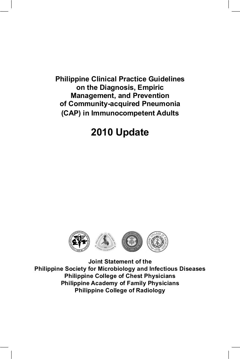 CAP guidelines 2010