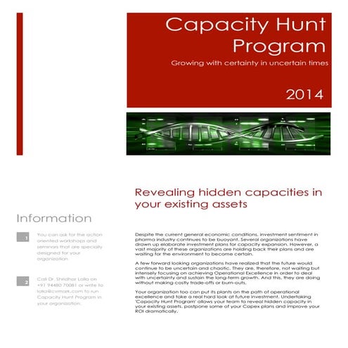 Capacity Hunt Program