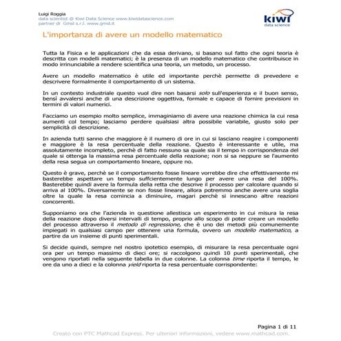 Capire il DoE con Minitab