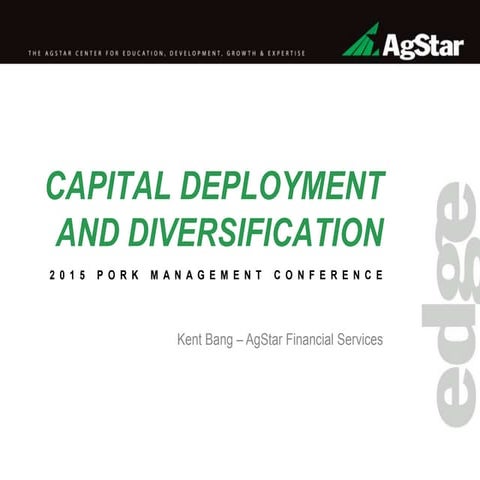 Capital Deployment and Diversification | PPTX