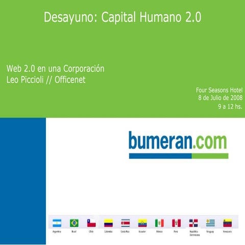 Capital Humano 2 0 Bumeran